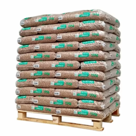 PELLET LIMOUZI - PALETE DE 66 SACOS DE 15 KG