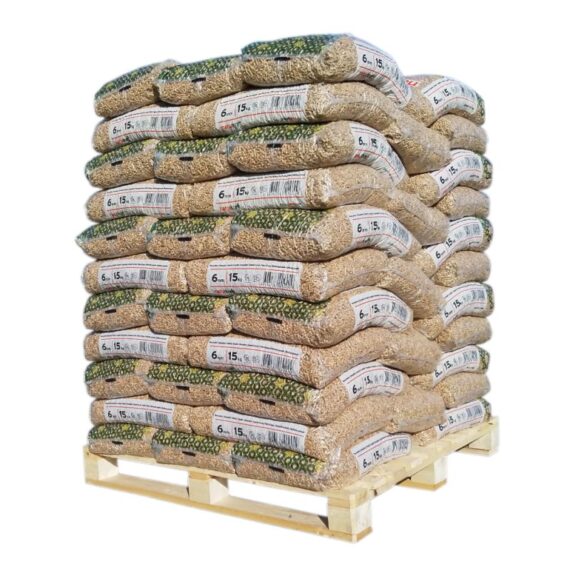 PELLETS NATURKRAFT - PALETE DE 66 SACOS DE 15 KG